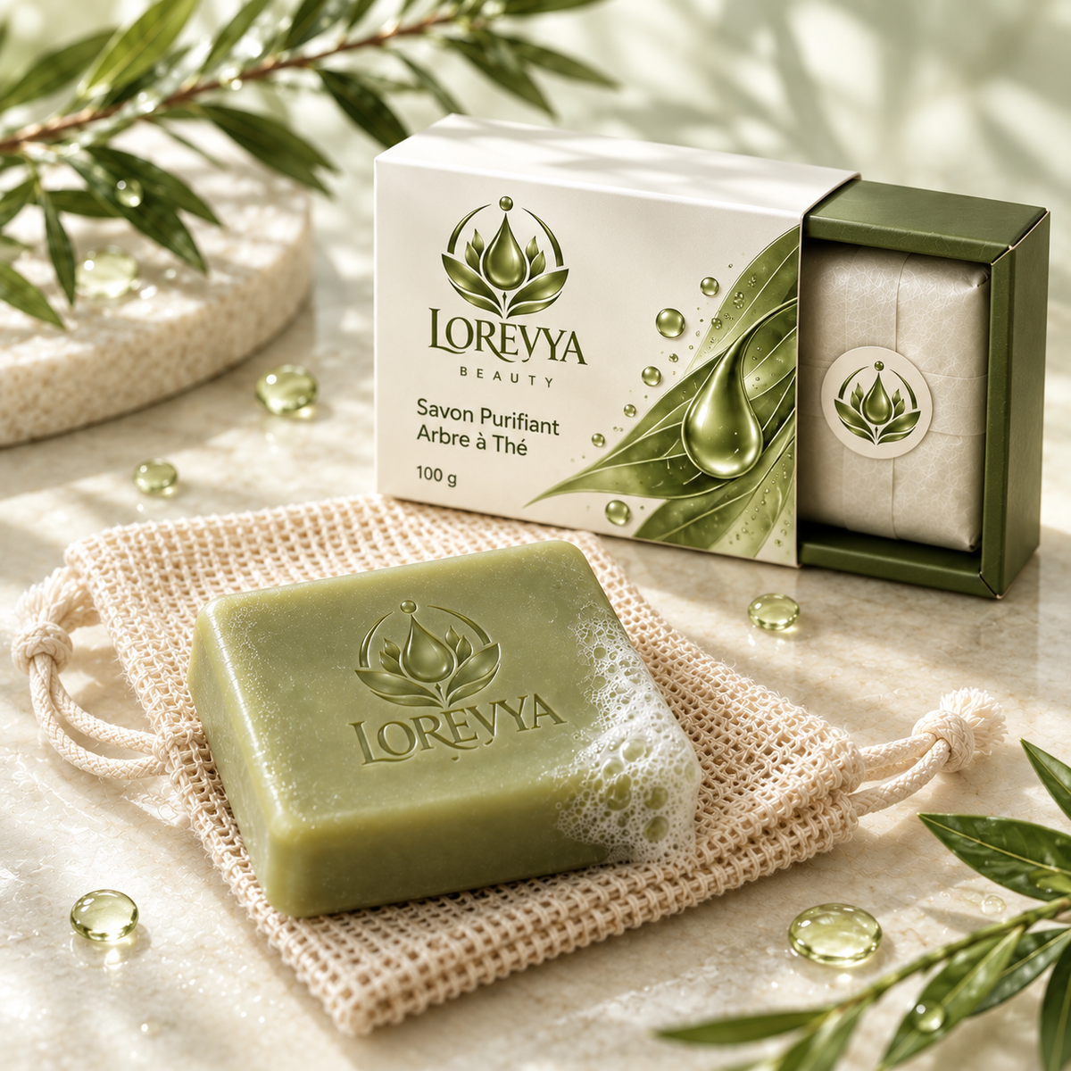 Savon LorevyaBeauty au tea tree